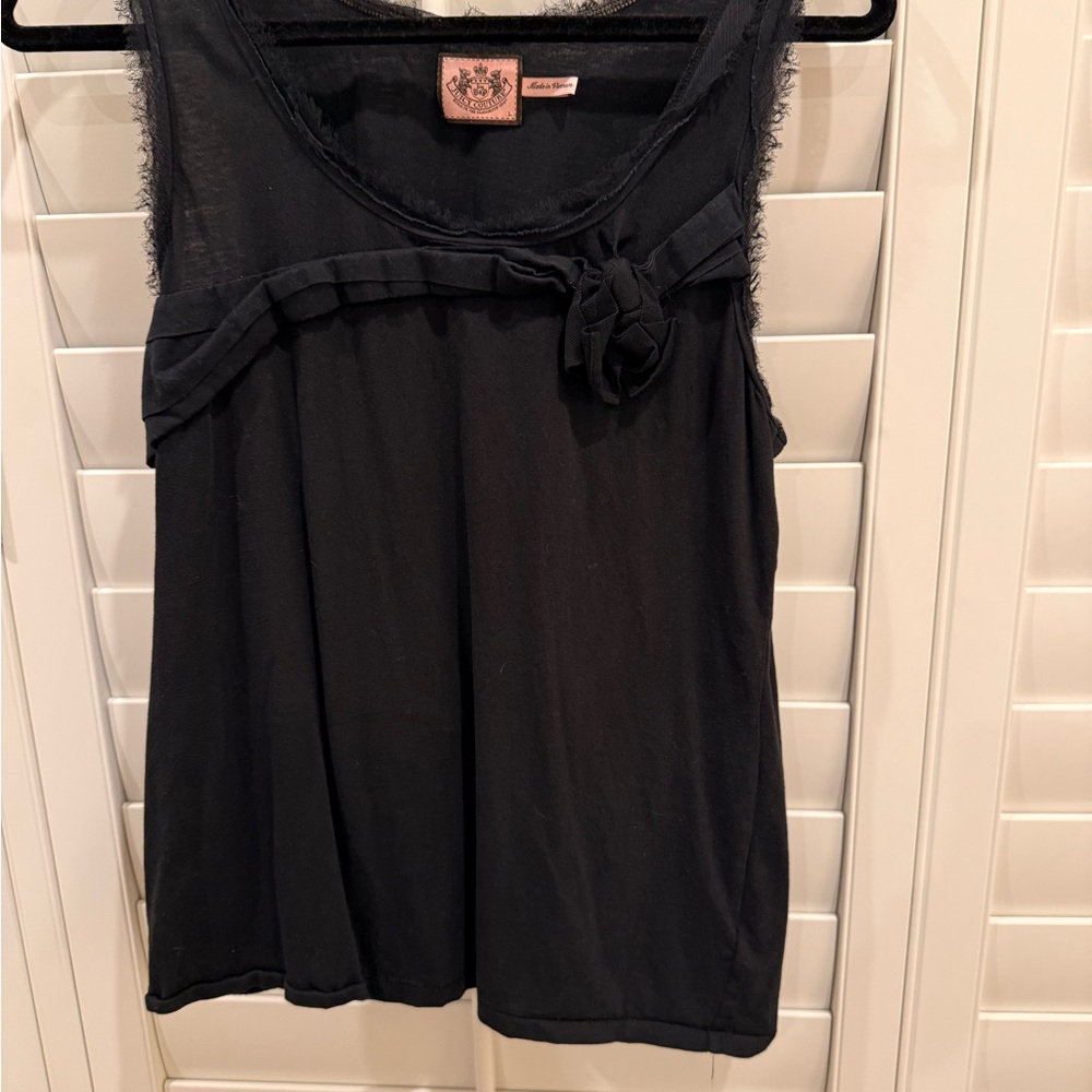 Juicy Couture Black Sleeveless Top
